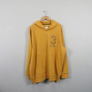 Adidas Adicross Anti 3 Putt Hoodie Sweatshirt Men XL Gold Yellow Athletic 736
